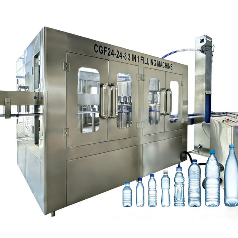Water and beverage filling machines